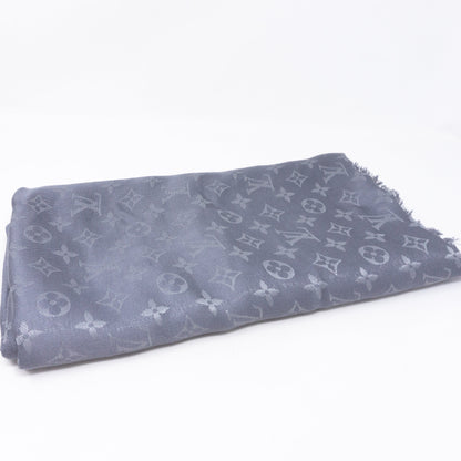Louis-vuitton Monogram Shine Shawl Anthracite