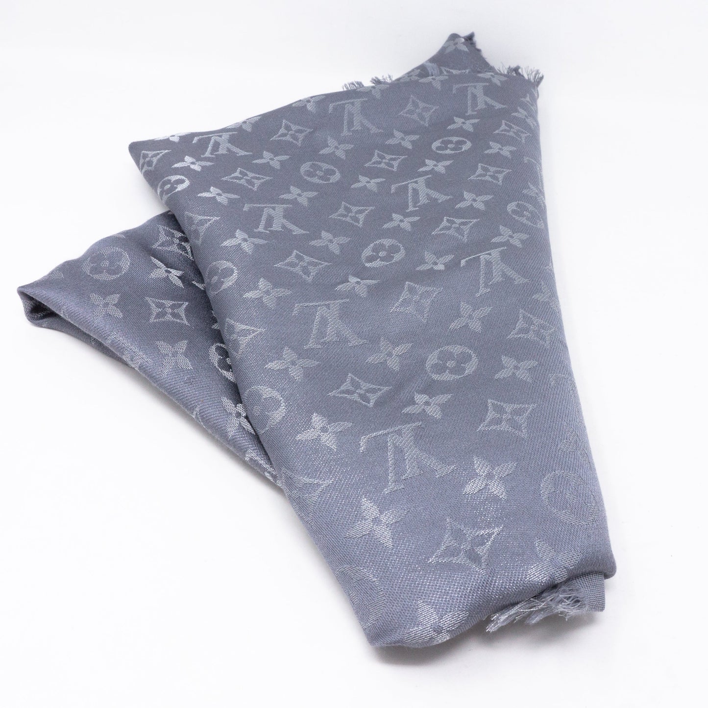 Louis-vuitton Monogram Shine Shawl Anthracite