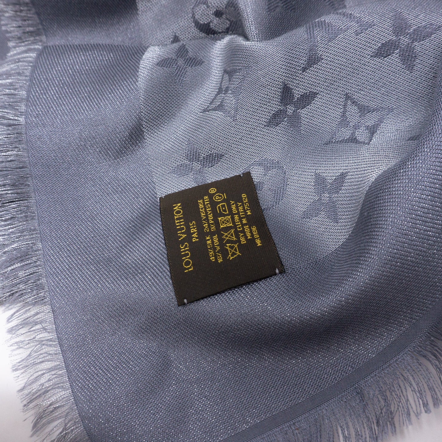 Louis-vuitton Monogram Shine Shawl Anthracite