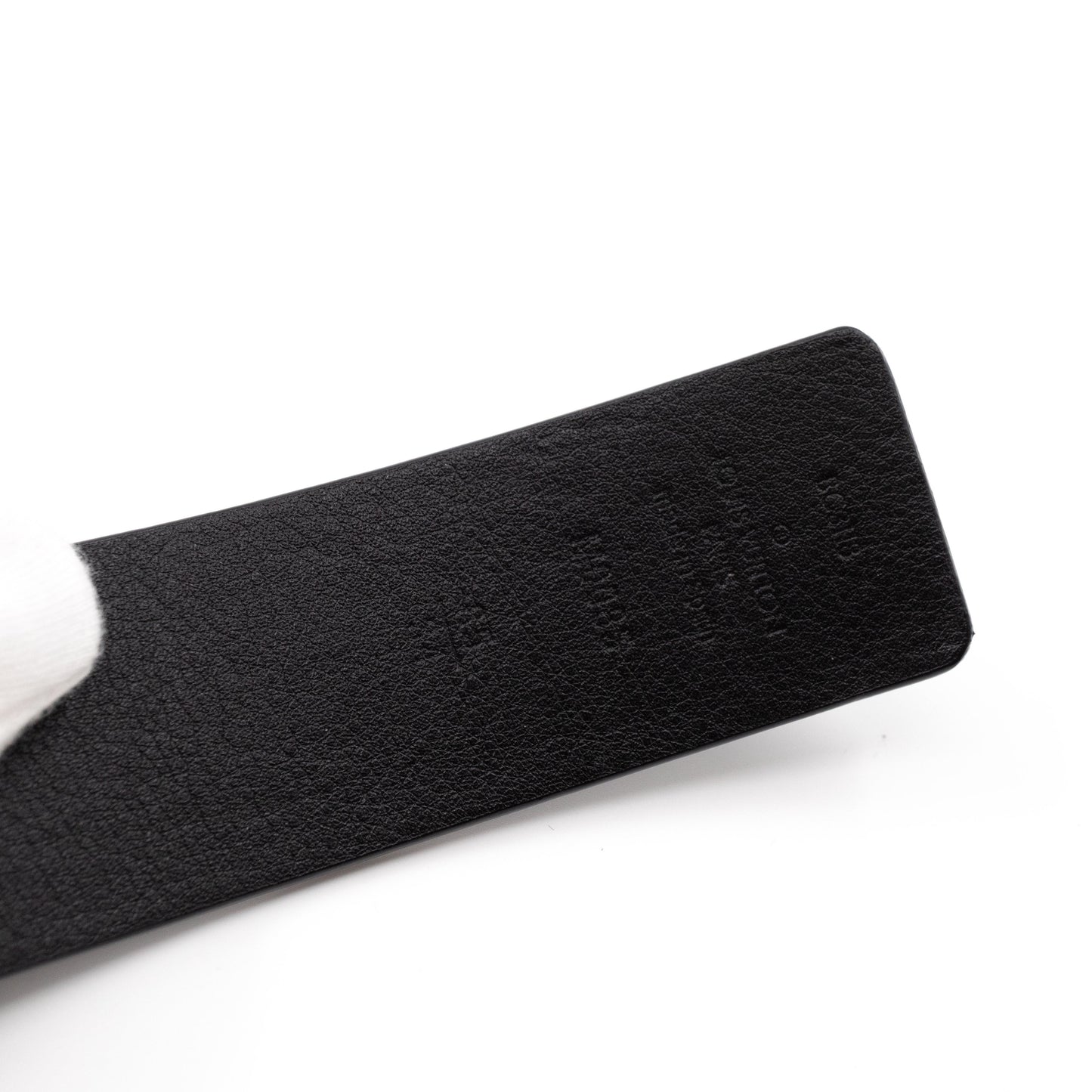 Louis-vuitton Initiales Studded Belt 85 cm Black Leather