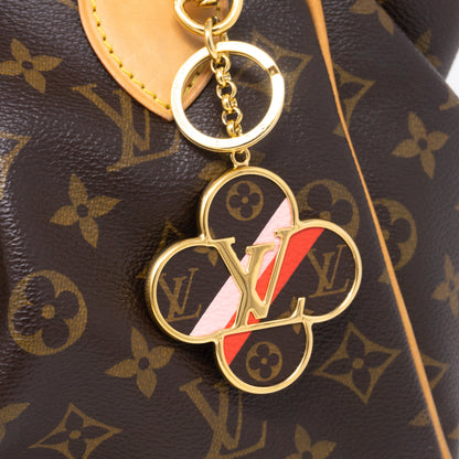 Louis-vuitton Into The Flower Bag Charm and Key Holder