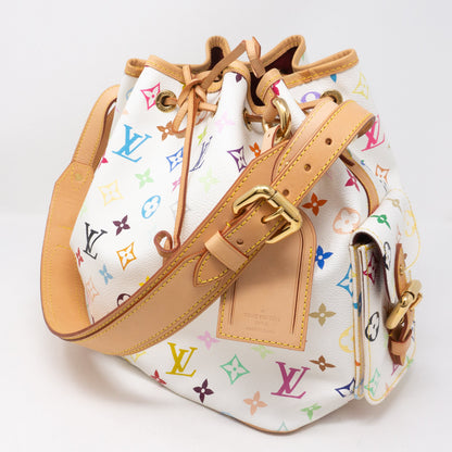 Louis-vuitton Petit Noe White Multicolore