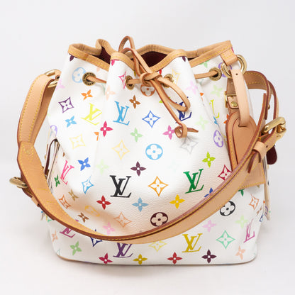 Louis-vuitton Petit Noe White Multicolore