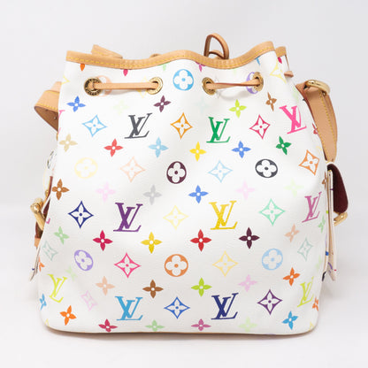 Louis-vuitton Petit Noe White Multicolore