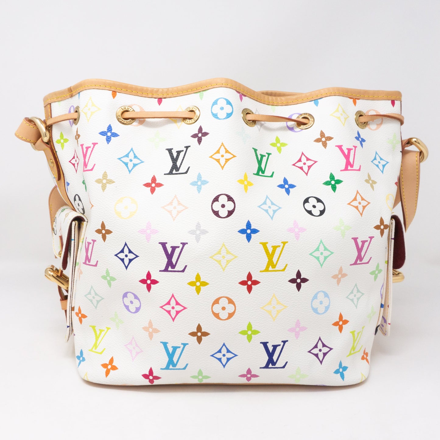 Louis-vuitton Petit Noe White Multicolore