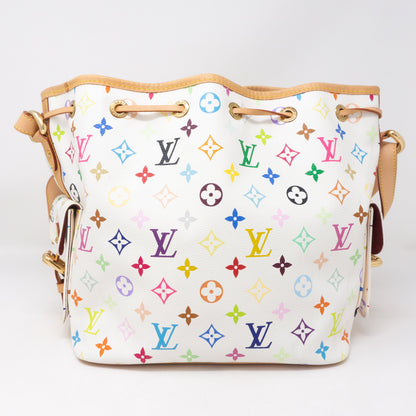 Louis-vuitton Petit Noe White Multicolore