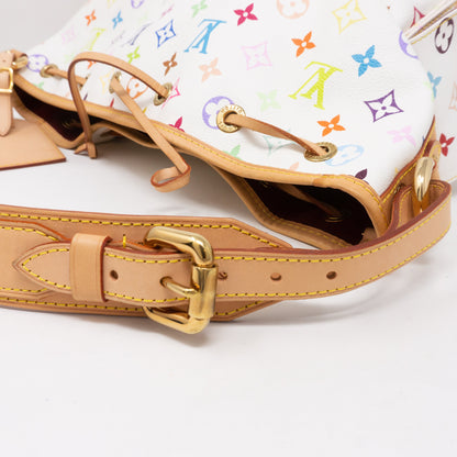 Louis-vuitton Petit Noe White Multicolore