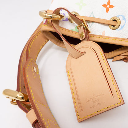Louis-vuitton Petit Noe White Multicolore