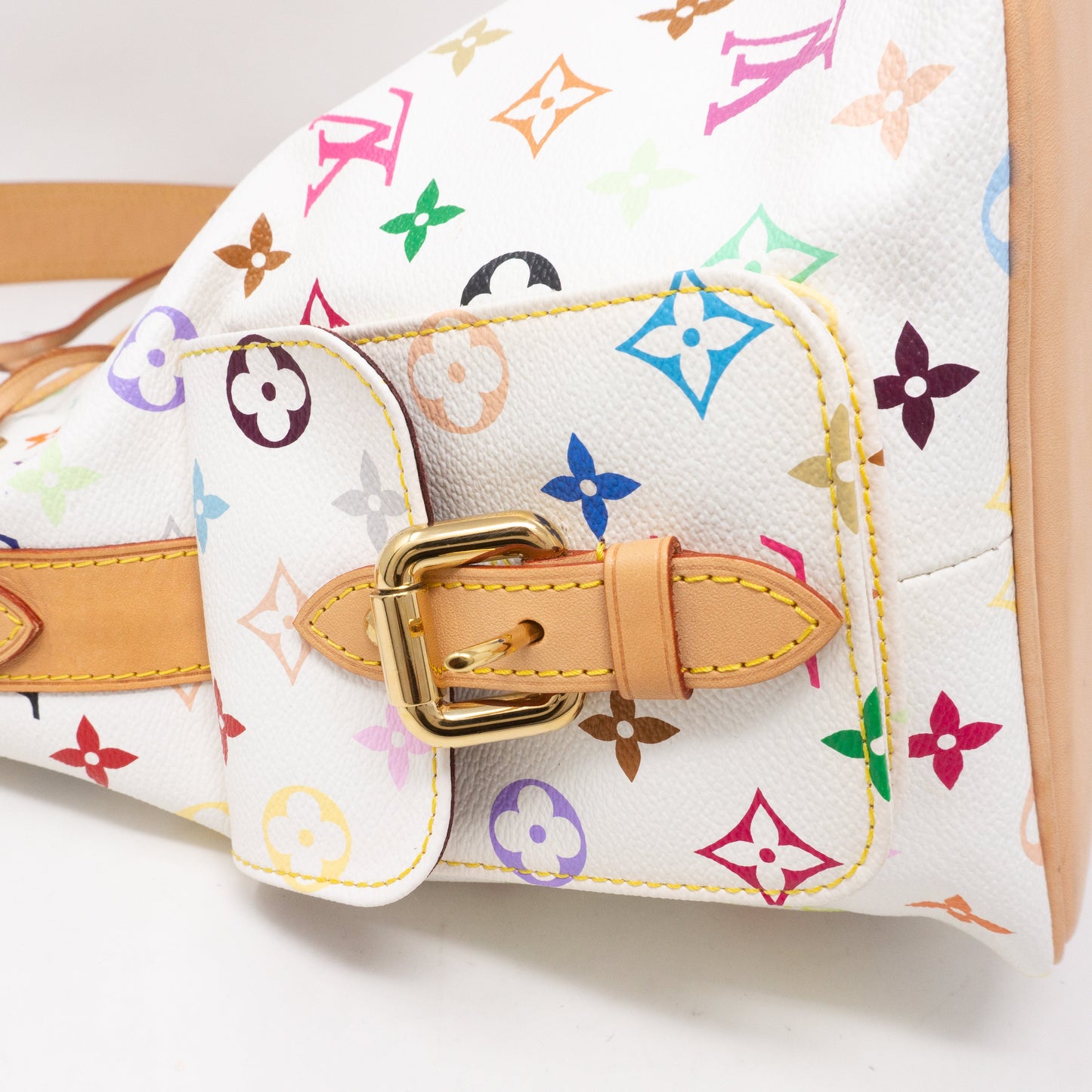 Louis-vuitton Petit Noe White Multicolore