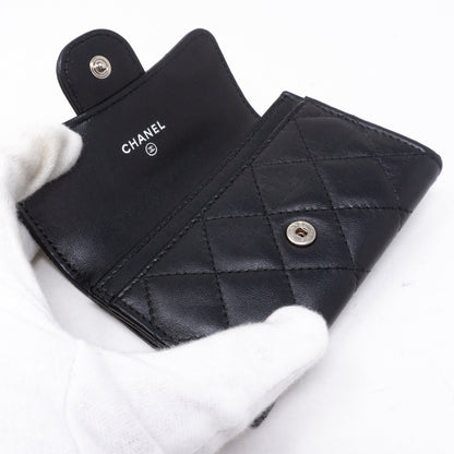 Classic Flap  Case Black Lambskin