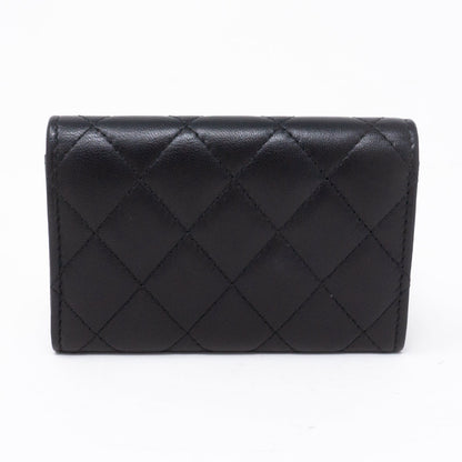 Classic Flap  Case Black Lambskin