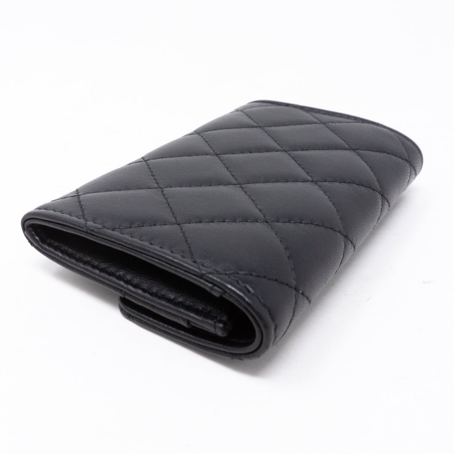Classic Flap  Case Black Lambskin