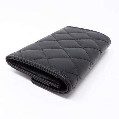 Classic Flap  Case Black Lambskin