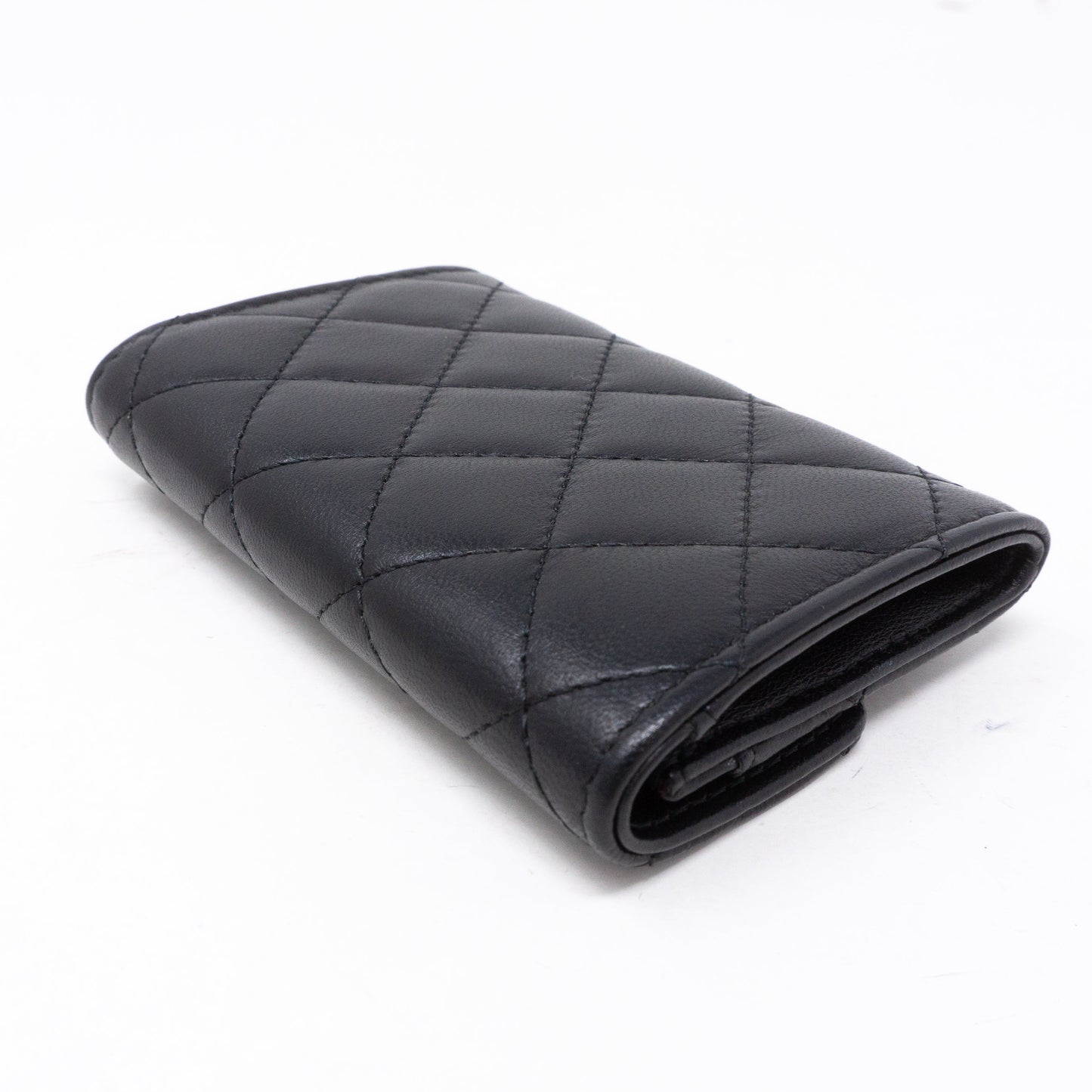 Classic Flap  Case Black Lambskin