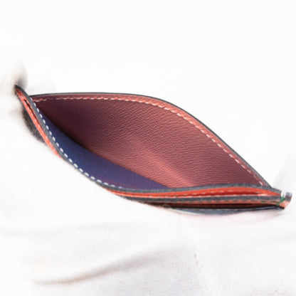 Louis-vuitton Card Holder Epi Leather Aqua Blue