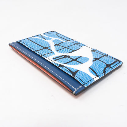 Louis-vuitton Card Holder Epi Leather Aqua Blue