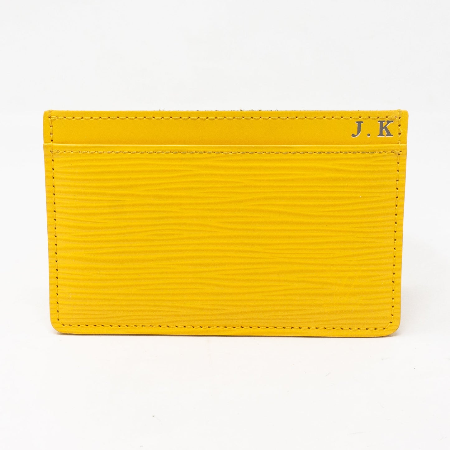 Louis-vuitton Card Holder Epi Leather Yellow