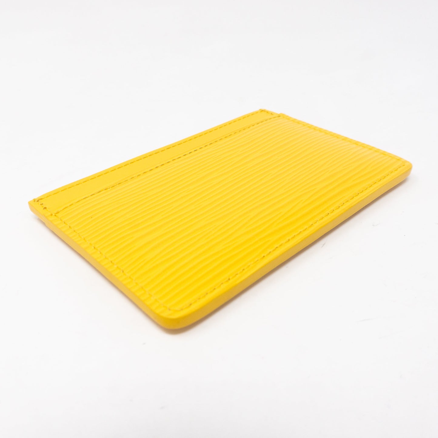 Louis-vuitton Card Holder Epi Leather Yellow