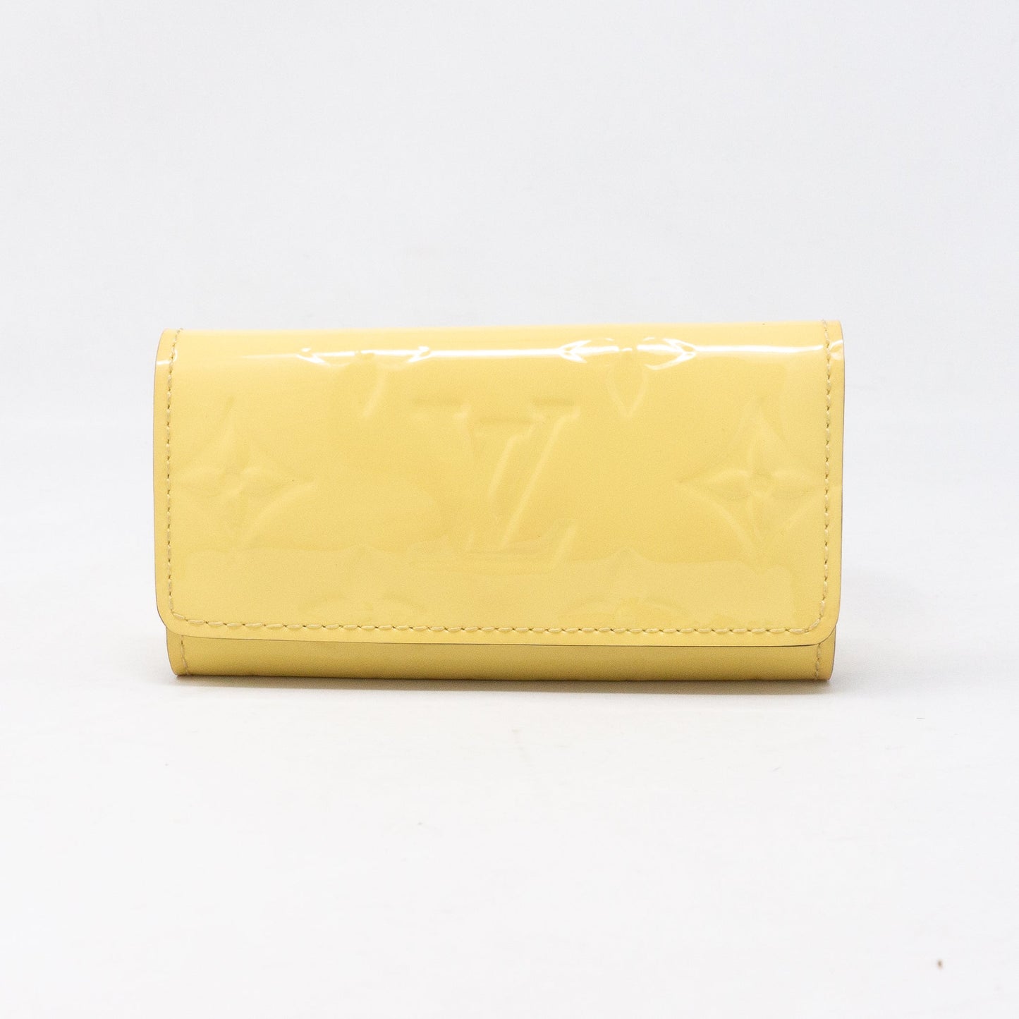 Louis-vuitton Key Holder Vernis Citrine