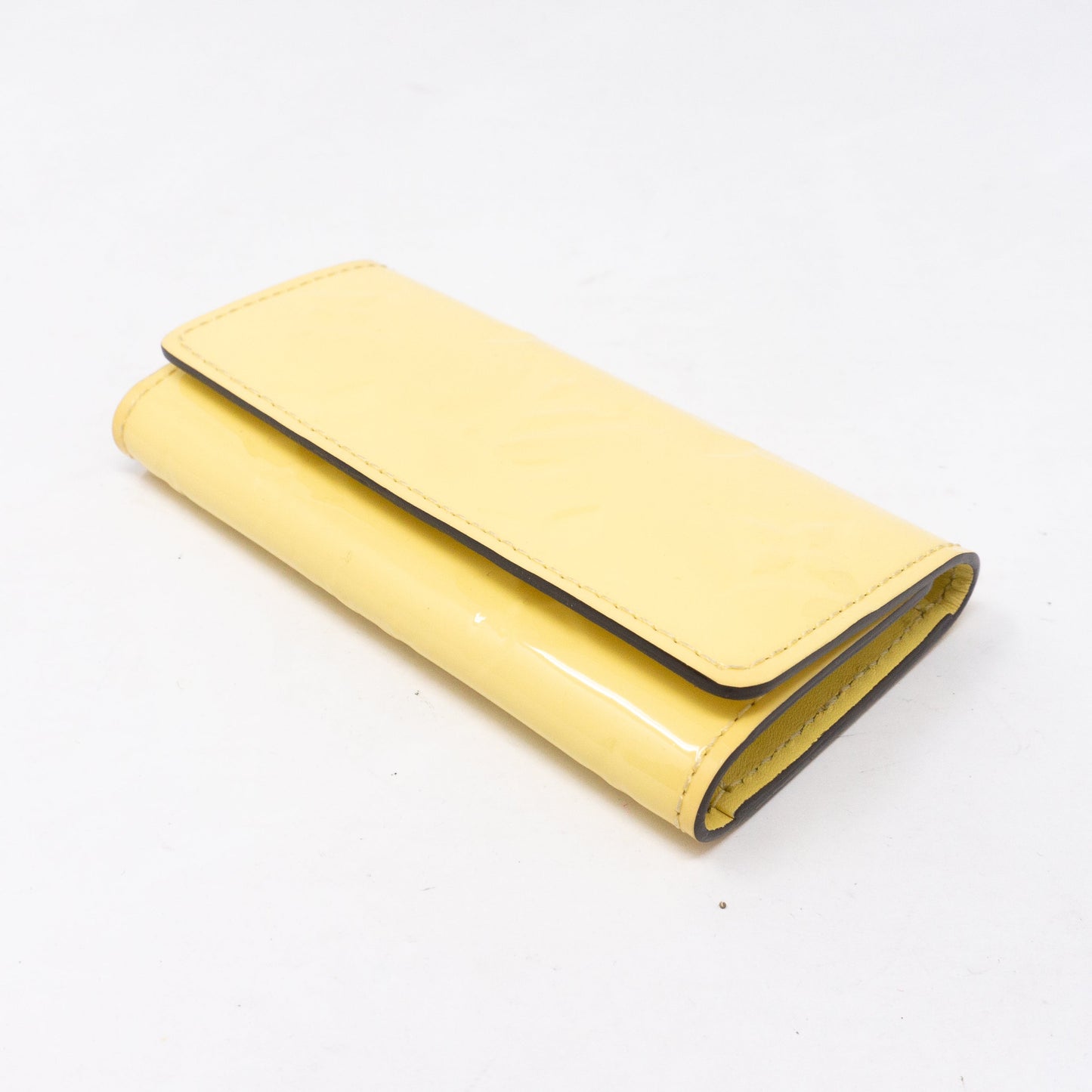 Louis-vuitton Key Holder Vernis Citrine