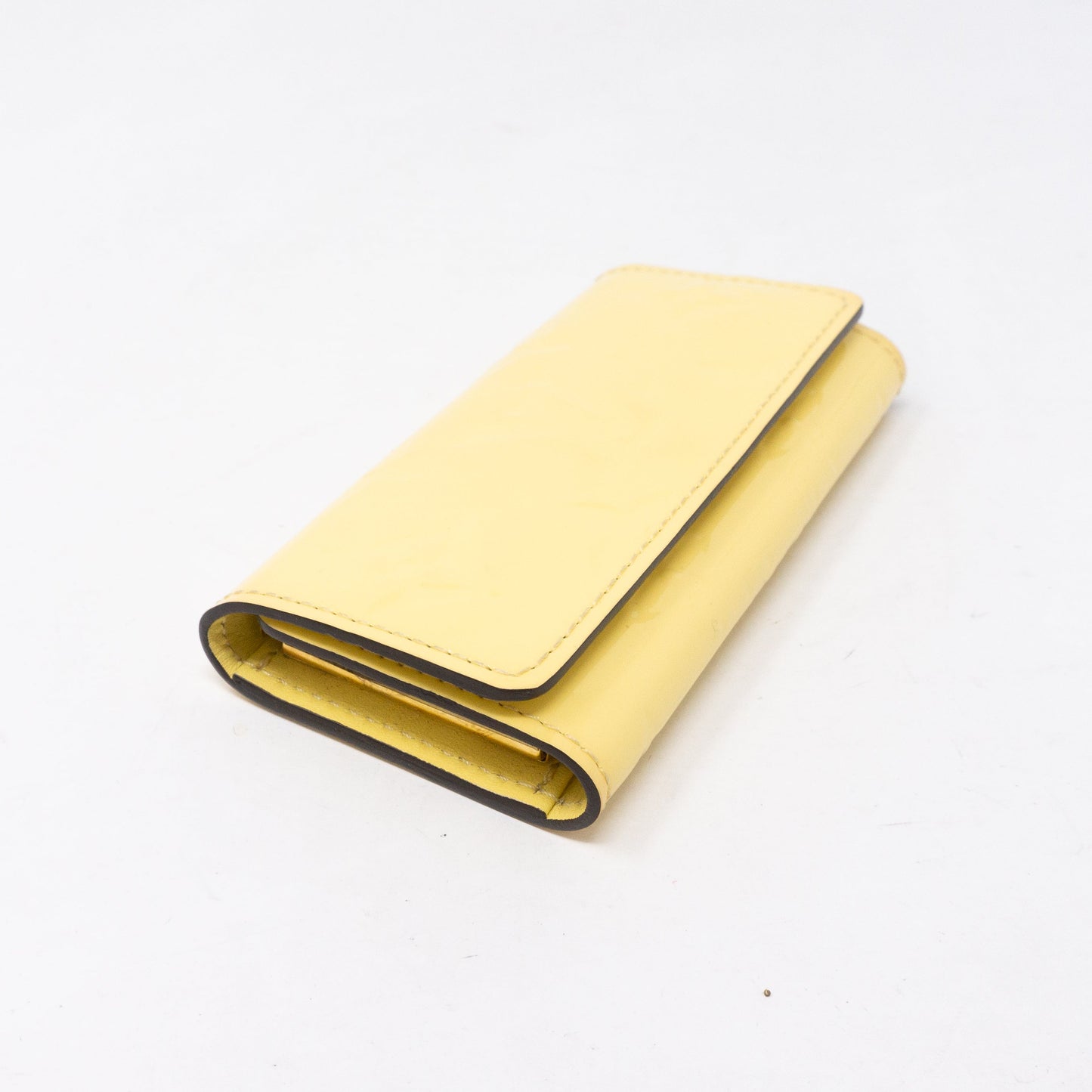 Louis-vuitton Key Holder Vernis Citrine