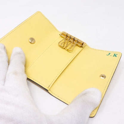 Louis-vuitton Key Holder Vernis Citrine