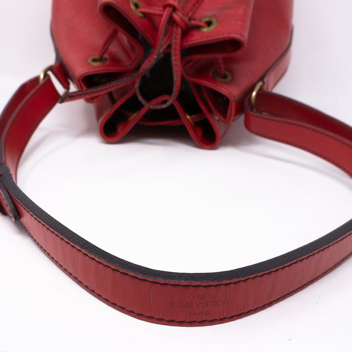 Louis-vuitton Petit Noe Red Epi Leather