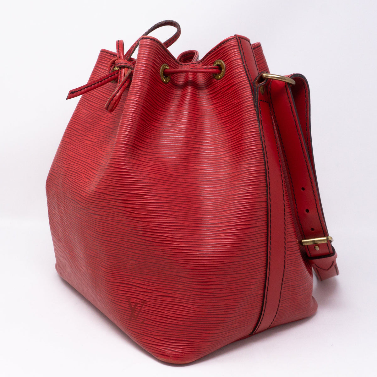 Louis-vuitton Petit Noe Red Epi Leather