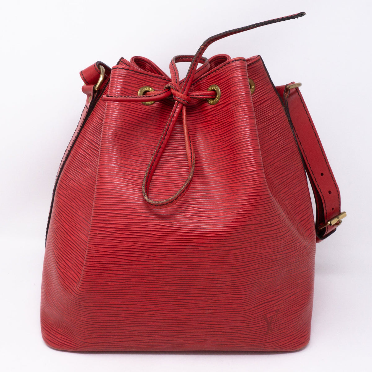 Louis-vuitton Petit Noe Red Epi Leather