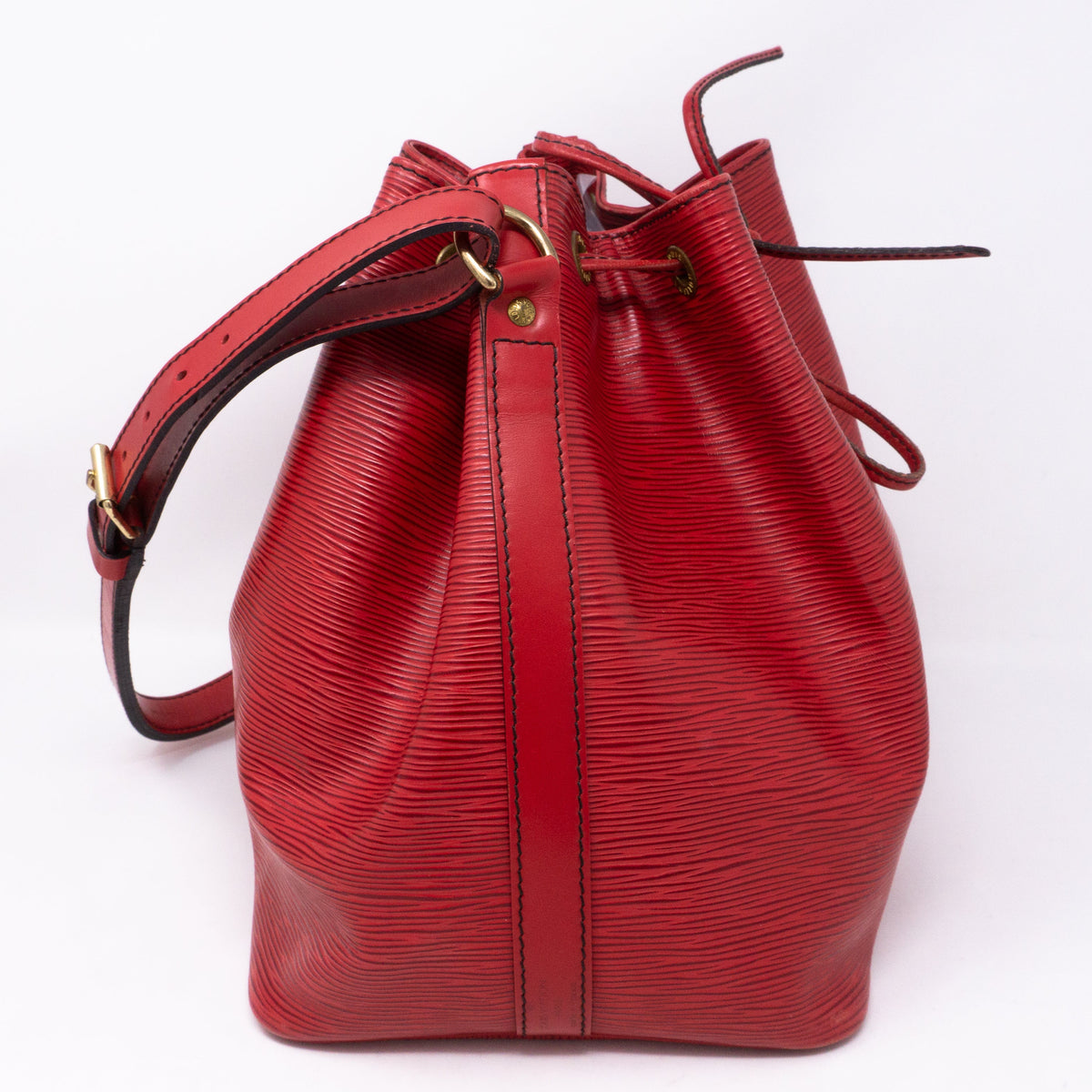 Louis-vuitton Petit Noe Red Epi Leather