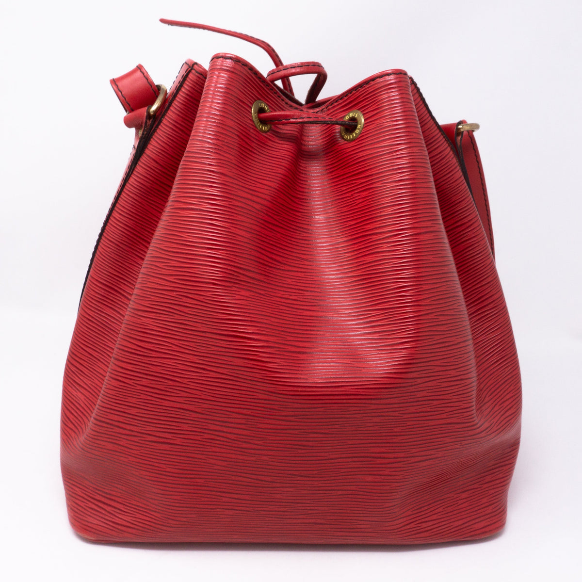Louis-vuitton Petit Noe Red Epi Leather