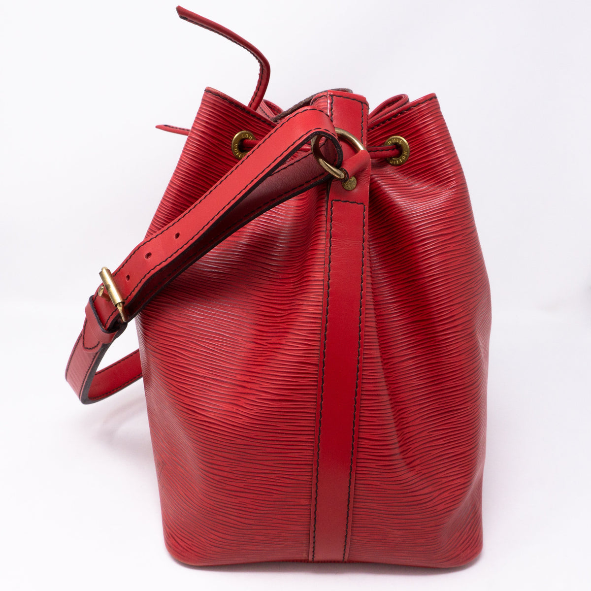 Louis-vuitton Petit Noe Red Epi Leather