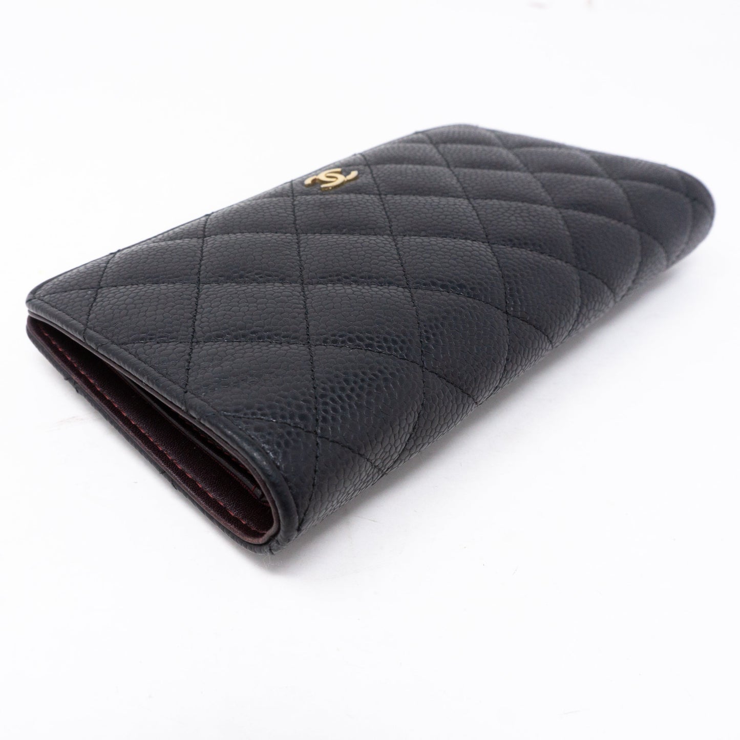 Classic Long Flap Wallet Black Caviar