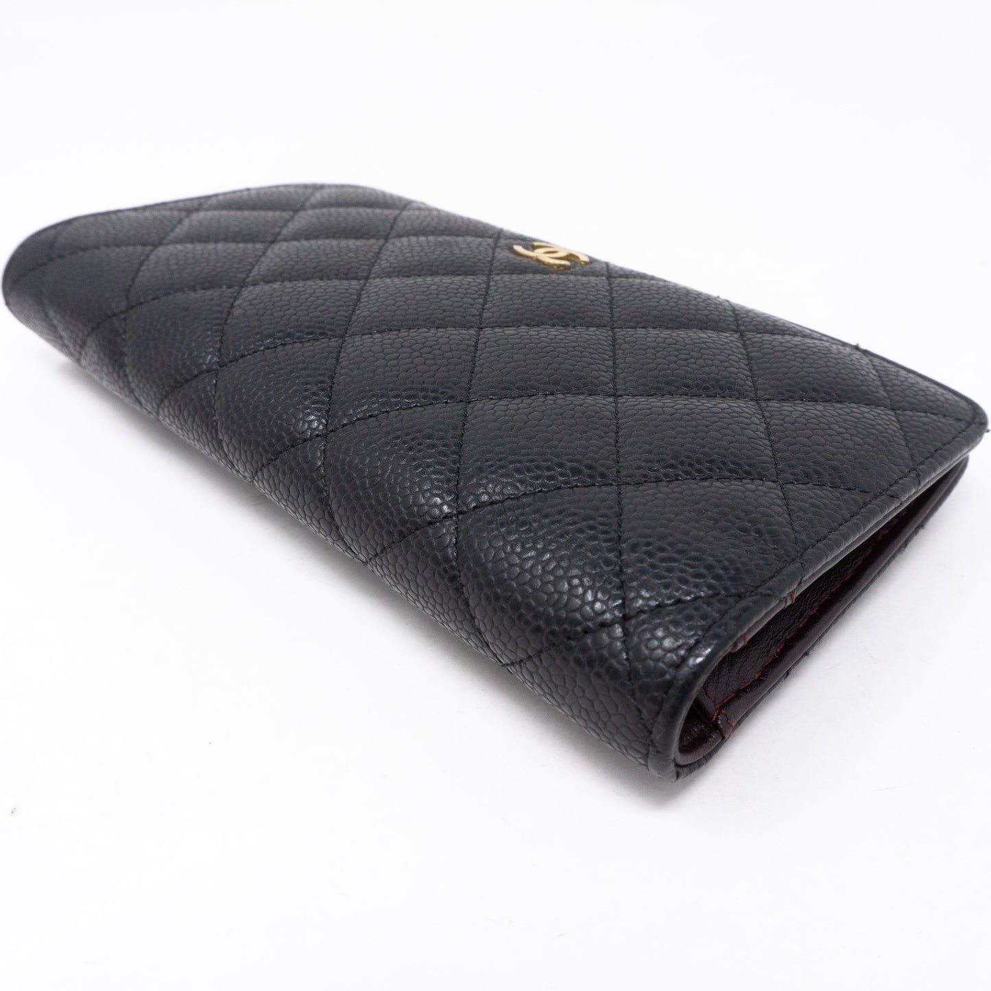 Classic Long Flap Wallet Black Caviar