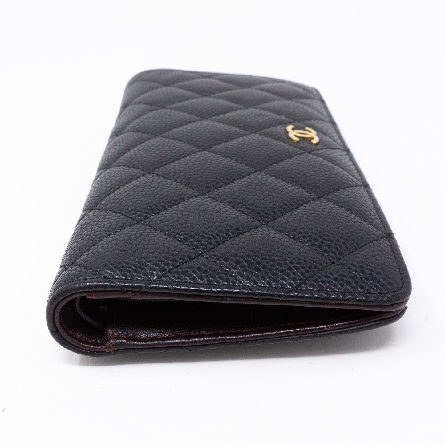 Classic Long Flap Wallet Black Caviar