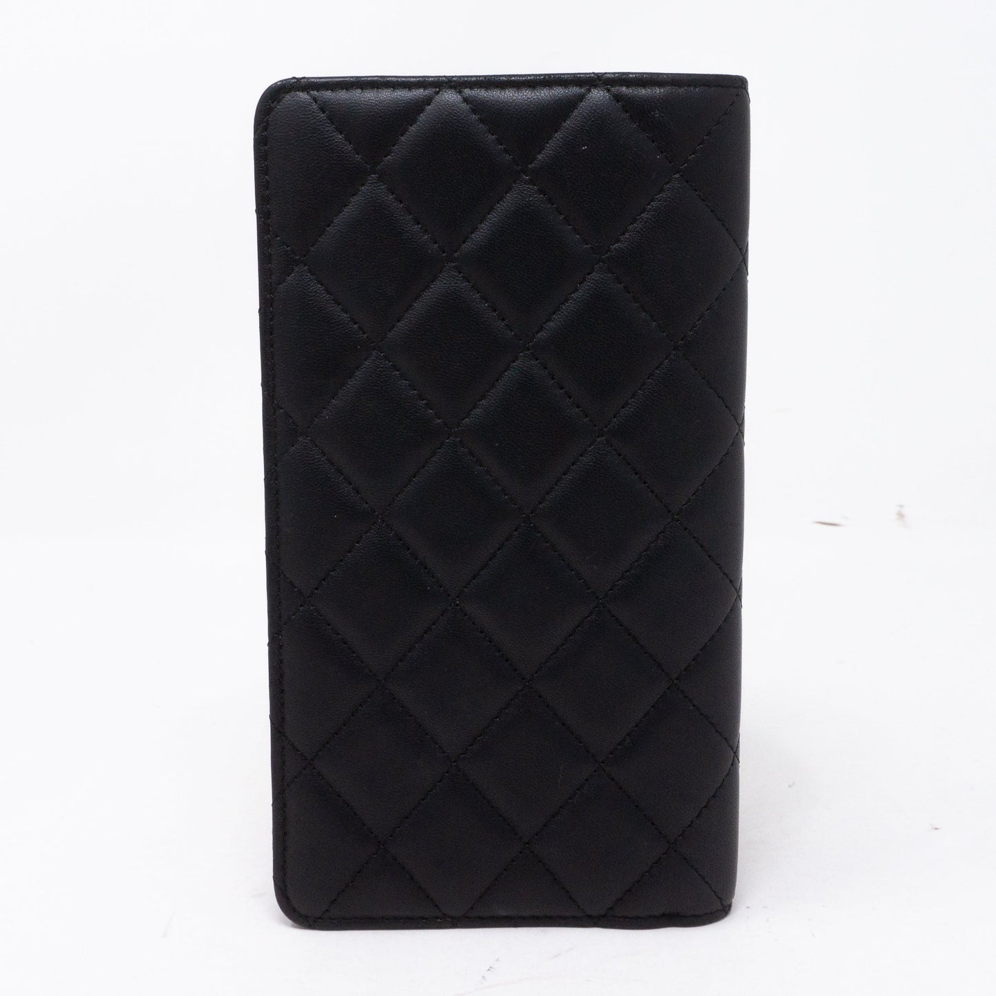 Classic Quilted Agenda Medium Black Leather