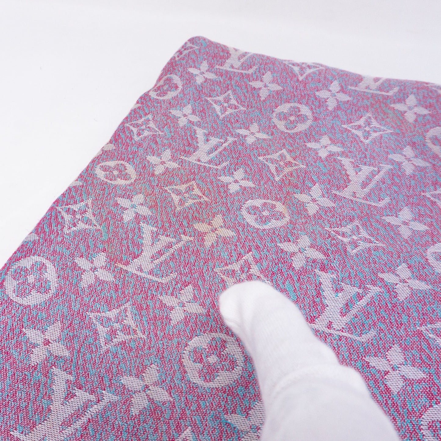 Louis-vuitton Monogram Shawl Infra Rose