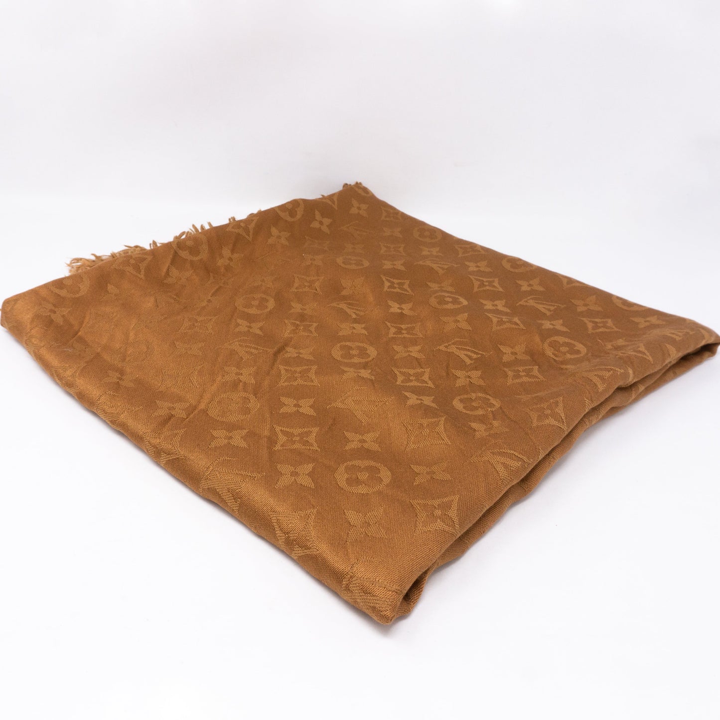 Louis-vuitton Monogram Shawl Brown