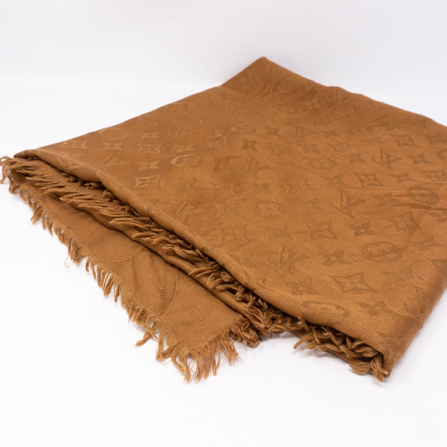 Louis-vuitton Monogram Shawl Brown