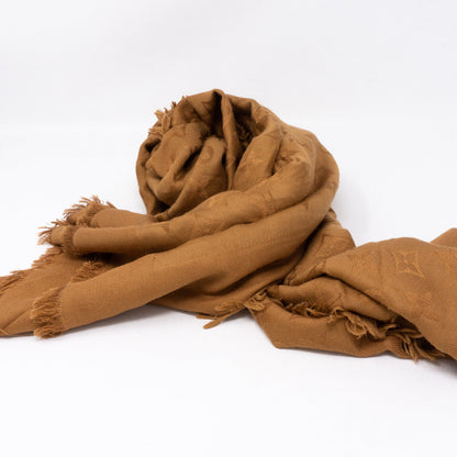 Louis-vuitton Monogram Shawl Brown