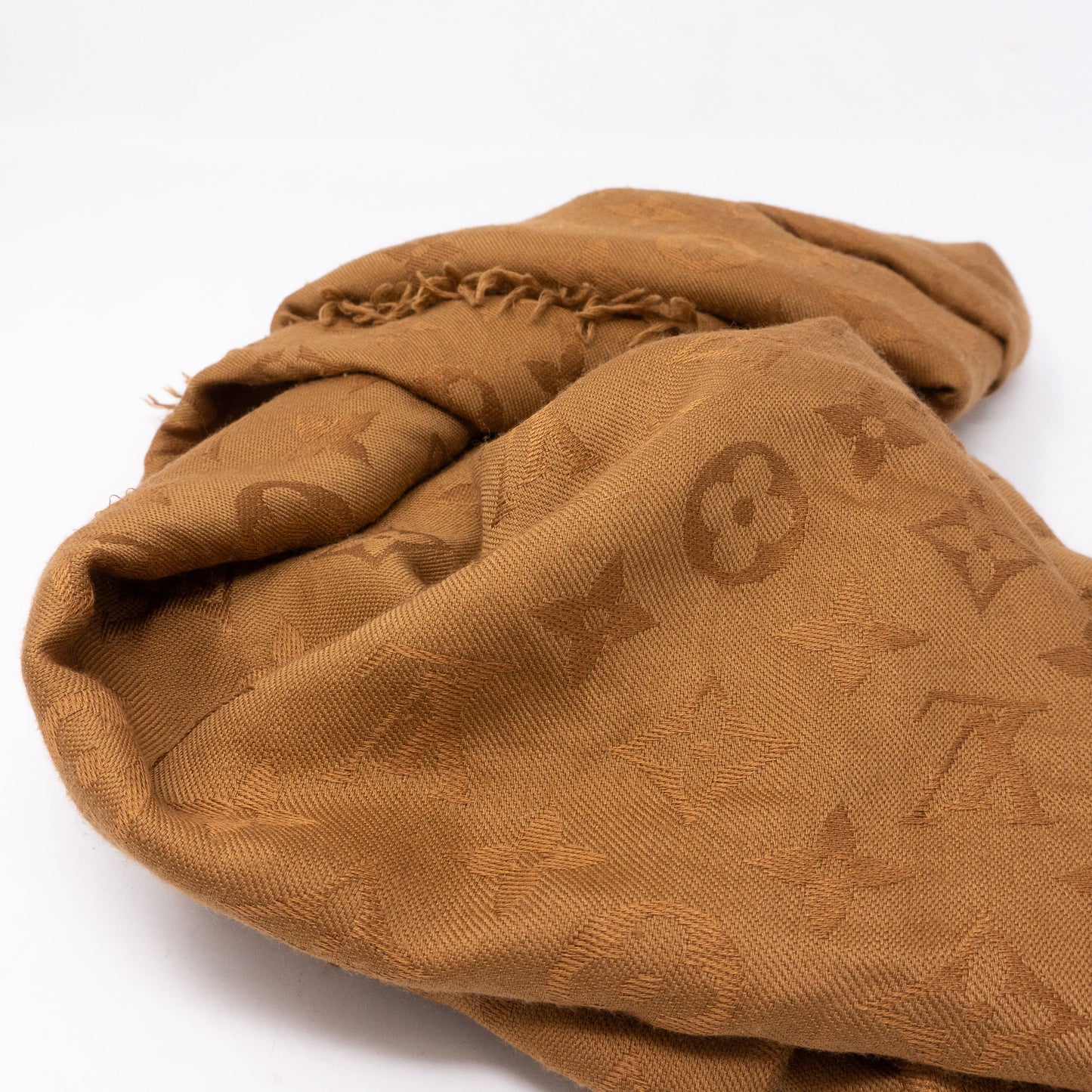 Louis-vuitton Monogram Shawl Brown