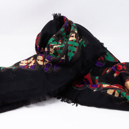Louis-vuitton Monogram Shawl Devorgram Black