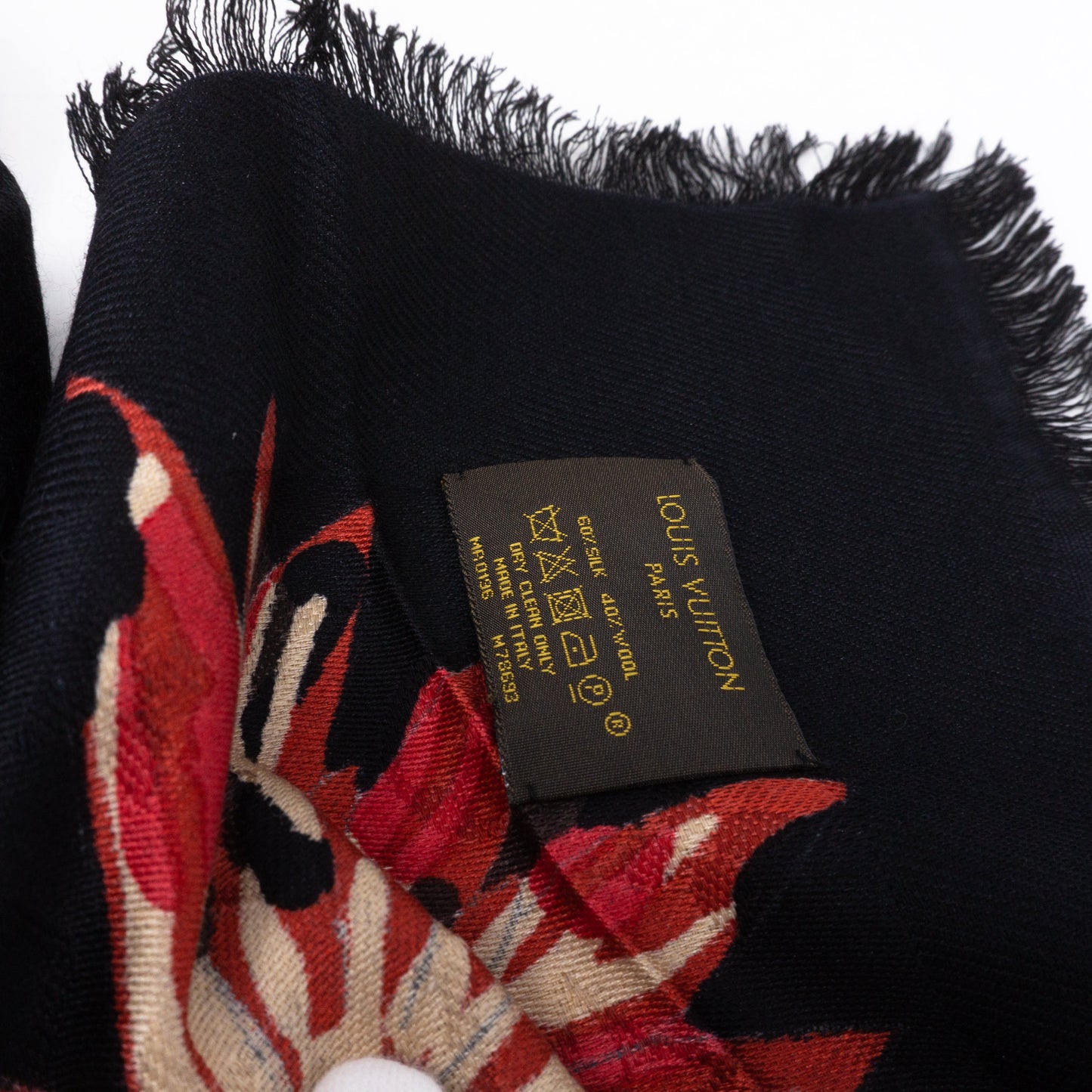 Louis-vuitton Monogram Shawl Devorgram Black