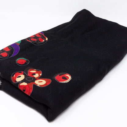 Louis-vuitton Monogram Shawl Devorgram Black