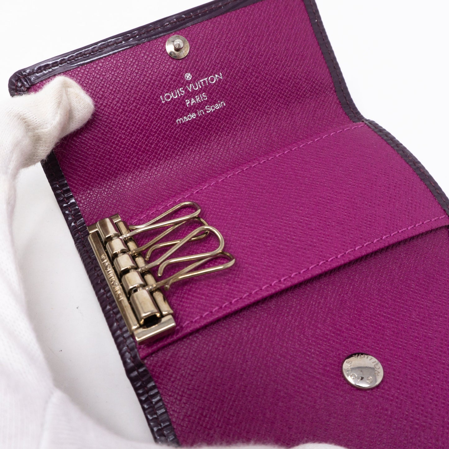 Louis-vuitton Key Holder Epi Cassis