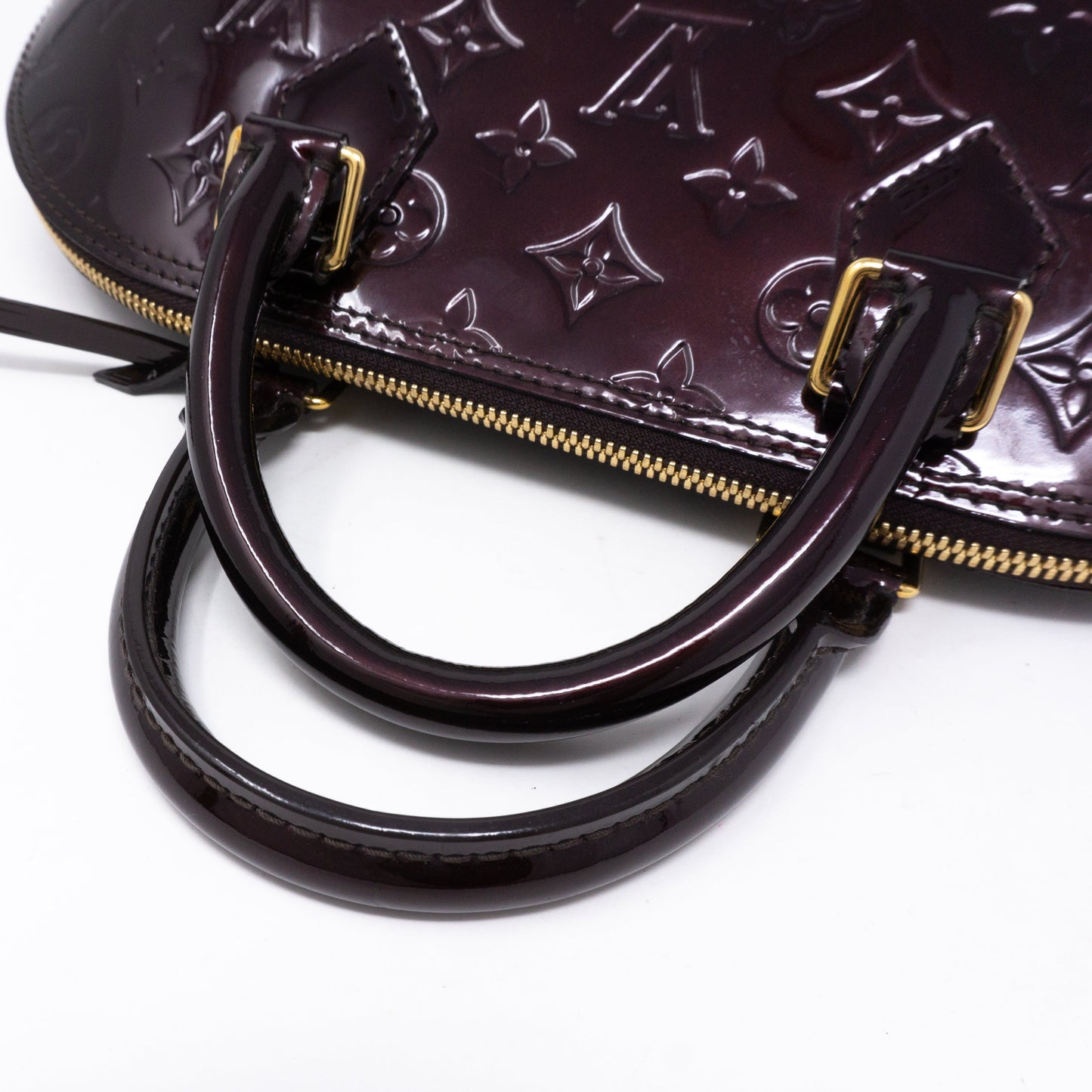 Louis-vuitton Alma PM Vernis Amarante