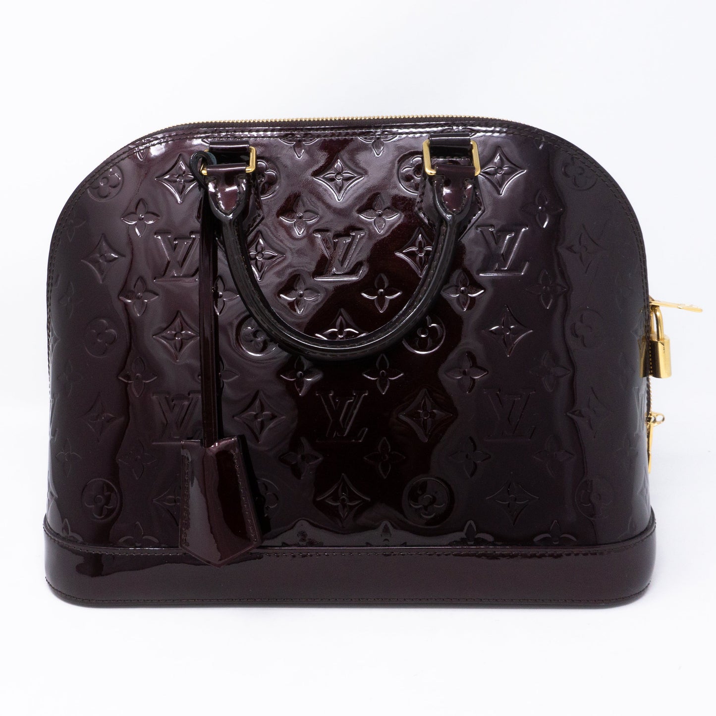 Louis-vuitton Alma PM Vernis Amarante