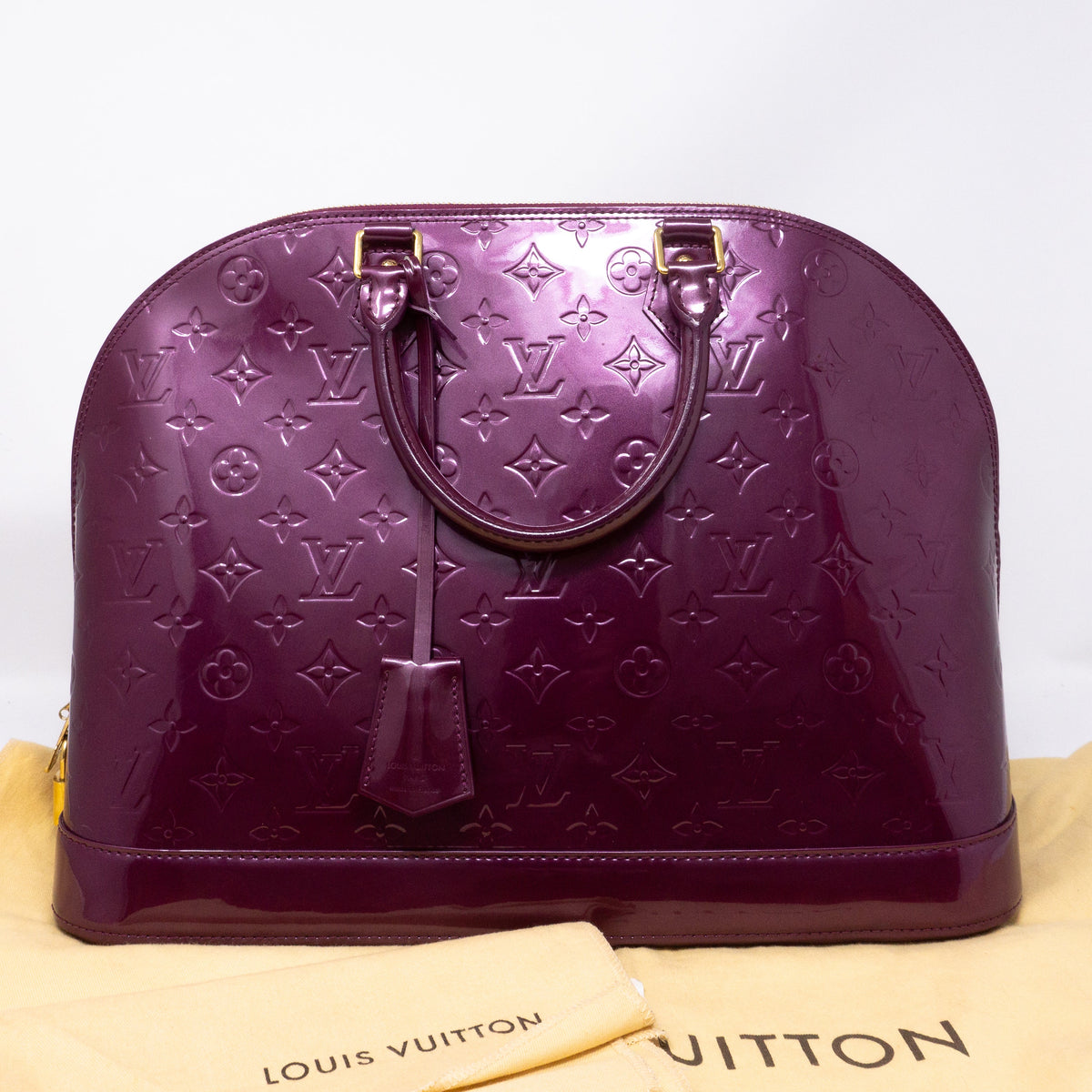 Louis-vuitton Alma GM Vernis Violette