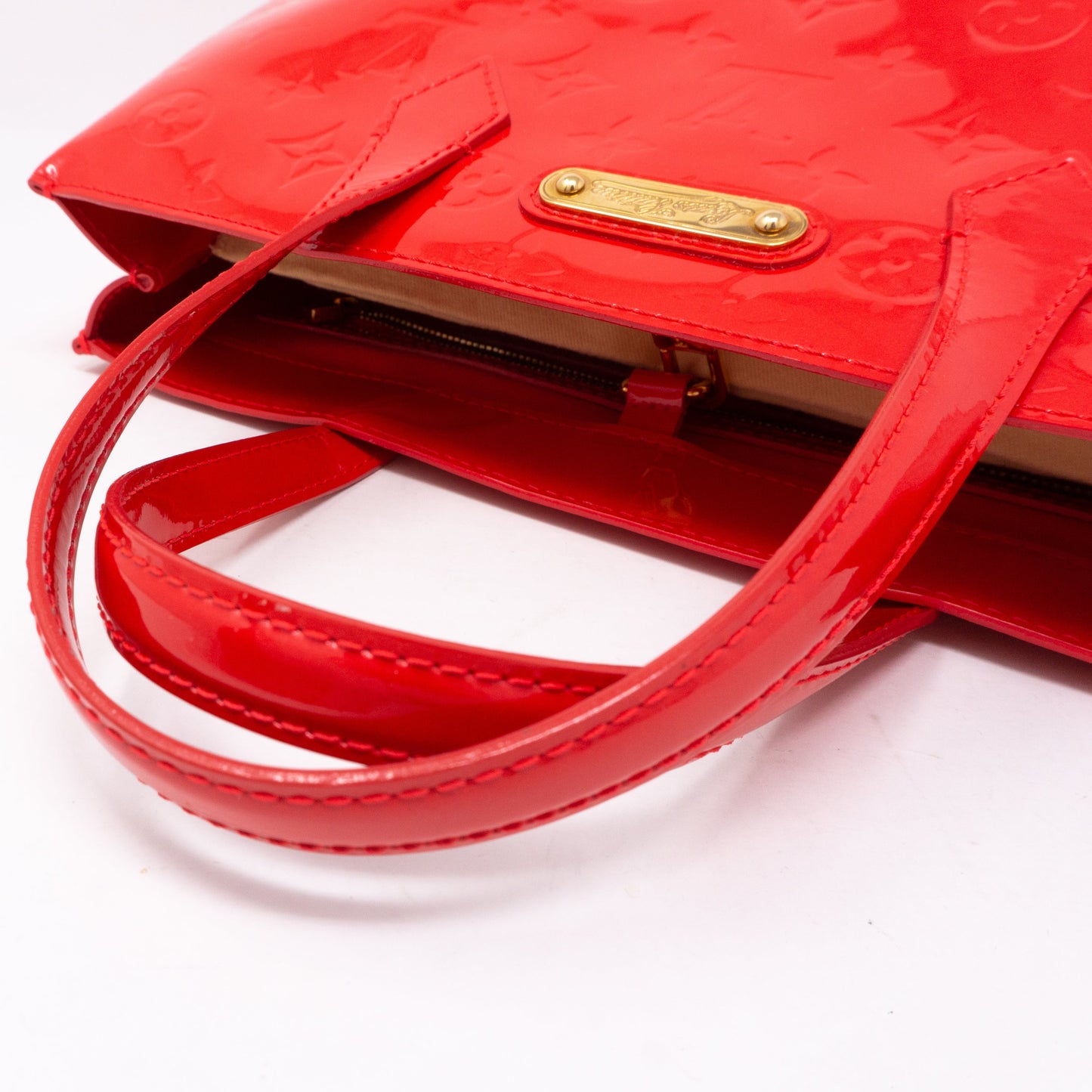 Louis-vuitton Wilshire PM Vernis Rouge Grenadine