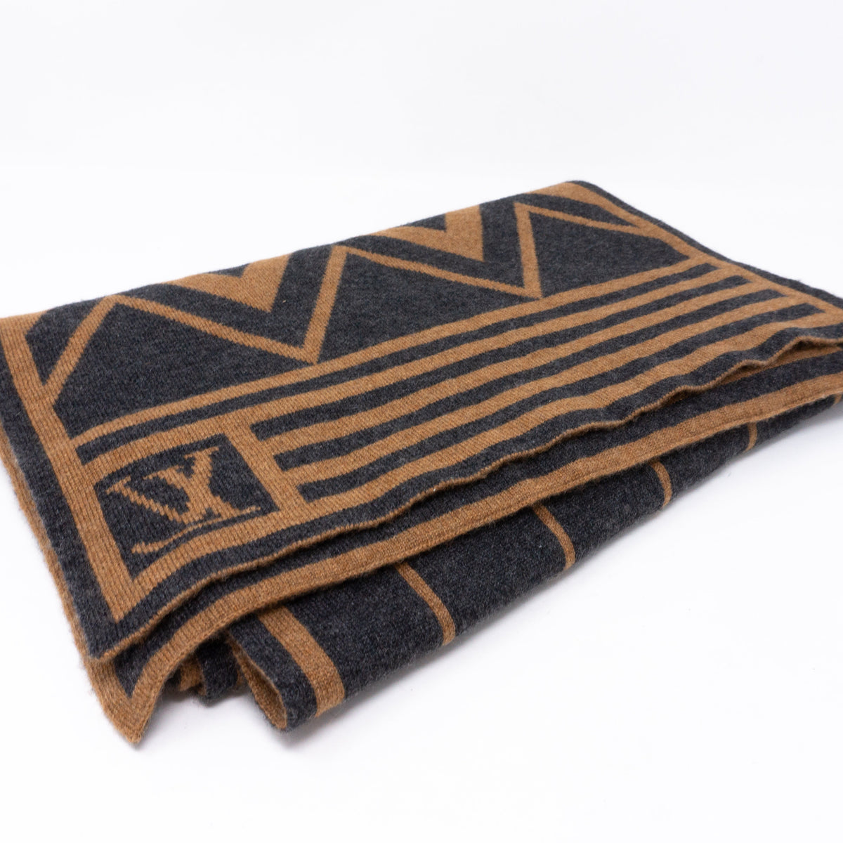 Louis-vuitton Karakoram Cashmere Scarf Brown